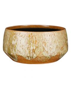 Flower pot, Harris, ceramic, taupe, Ø32.5xH15 cm