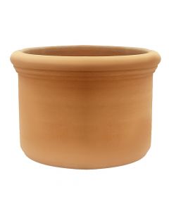 Round flower pot, Carini, ceramic, terracotta, Ø28xH20 cm