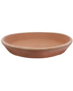 Saucer for flower pot, ceramic, terracotta, Ø55xH5 cm