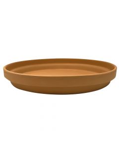 Saucer for flower pot, ceramic, terracotta, Ø36xH5.5 cm