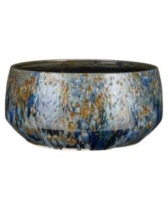 Vazo lulesh, Harris, qeramike, blu, Ø32.5xH15 cm