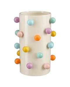 Flower pot, ceramic, colorful, Ø15.5xH22.5 cm