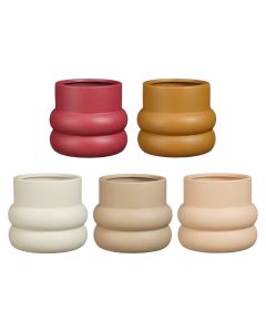 Flower pot, Markus, ceramic, assorted, Ø15xH12.5 cm
