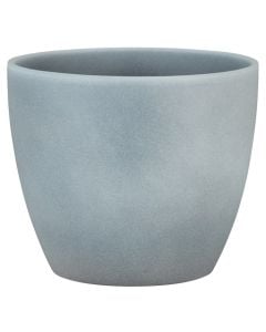 Vazo lulesh, qeramike, gri, Ø28xH25.2cm