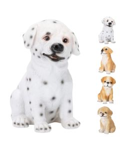 Decorative object, polyresin, various, dog, H18.5 x L17.3 x W10.8 cm