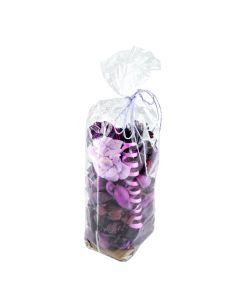 Natural dried flowers, dark purple, 250 gr