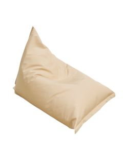 Pupë, poliestër, kundra ujit, mbushje polisteroli, bezhë, 100x140xH35 cm