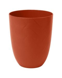 Flower pot, plastic, orange, ø29.5 cm