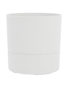 Flower pot, plastic, Ivory, ø20 cm