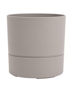 Flower pot, plastic, Greige, ø20 cm