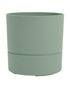Flower pot, plastic, Almond green, ø20 cm