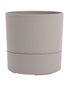 Flower pot, plastic, Greige, ø30 cm