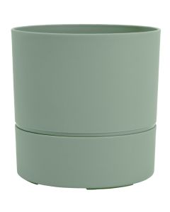 Flower pot, plastic, Almond green, ø30 cm