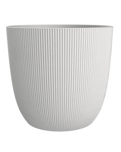 Flower pot, Novelty, plastic, ivory, Ø13.7 cm