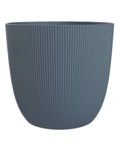 Flower pot, Novelty, plastic, blue, Ø18.5 cm