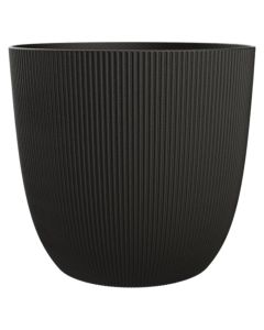 Flower pot, Novelty, plastic, black, Ø29.5 cm
