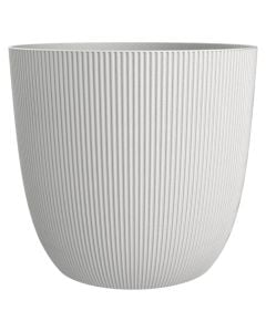 Flower pot, Novelty, plastic, ivory, Ø29.5 cm