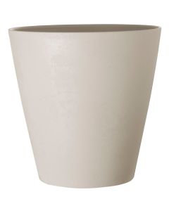 Flower pot, plastic, white stone, Ø42xH41 cm