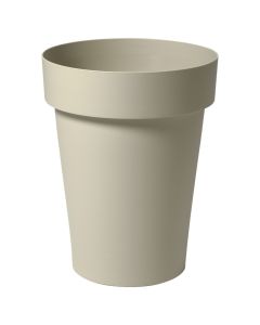 Flower pot, plastic, stone white, Ø35xH45 cm