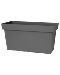 Vazo lulesh, plastike, gri, 80x37xH42 cm