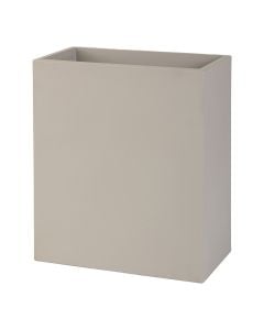 Vazo lulesh, plastike, gri e hapur, 65x35xH80 cm