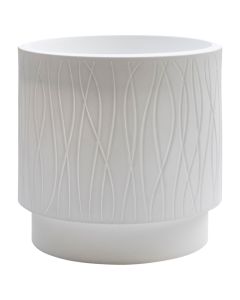 Flower pot, plastic, optical white, Ø39xH39 cm