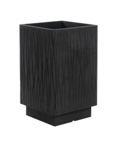 Flower pot, plastic, ardesia, 34,5x34,5xH55 cm