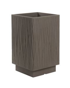 Flower pot, plastic, havana, 34,5x34,5xH55 cm