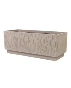 Vazo lulesh, plastike, e kafe, 98,5x39xH39 cm