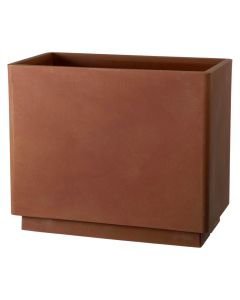 Flower pot, plastic, ardesia, 64,5x34,5xH55 cm