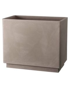 Flower pot, plastic, havana, 64,5x34,5xH55 cm