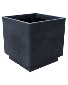Flower pot, plastic, ardesia, 39x39xH39 cm