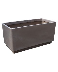 Flower pot, plastic, havana, 79,5x39xH39 cm