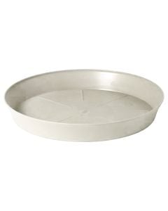 Flower pot saucer, plastic, stone white, ø45xH4.8 cm