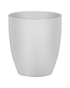 Flower pot, ceramic, light grey, ø13xH15 cm