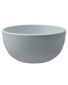 Flower pot, ceramic, light grey, H20 cm