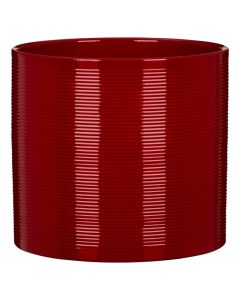 Flower pot, ceramic, red, Dia.23 cm