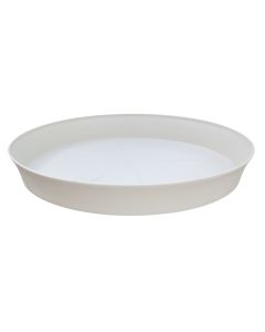 Flower pot saucer, plastic, white,  Dia.34xH4.4 cm