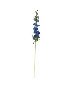Artificial flower, DELPHINIUM, plastic, blue, H90 cm