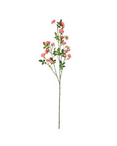 Artificial flower, ROSE, plastic, pink, H112 cm