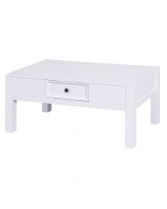 Coffee table, MDF, white, 110x55xH48 cm