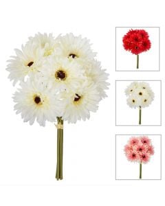Buqetë lulesh, artificiale, poliestër/polietilen, të ndryshme, H30 cm