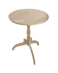 Bar table, mdf/paulownia, brown, 59x59xH69 cm