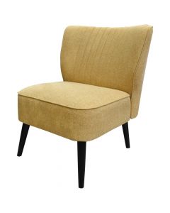 Sofa, single, textile upholstery, mustard, 66x79xH84 cm