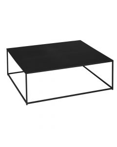 Coffee table, gota, metal, black, 100x100xH33 cm