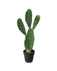 Artificial flowers, cactus, plastic, green, 60 cm
