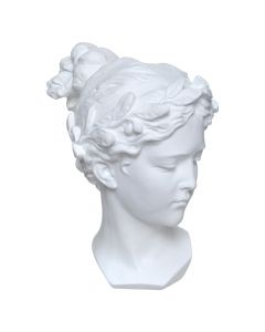 Decorative statue, venus, Polyresine, white, 16x15xH25cm