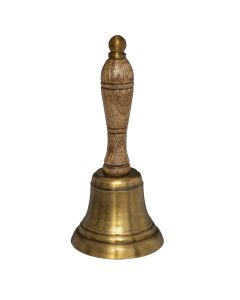 Zile dekorative, metalike, bisht druri, kafe, Ø7.5 xH17 cm