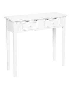 Console table, mdf, white, 80x30xH76 cm