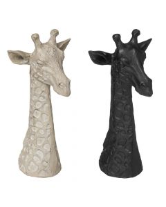 Decorative object, Giraffe, polyresin, assorted, 16x15.5xH32 cm